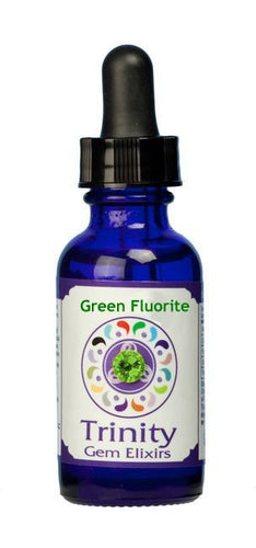 Trinity Gem Elixir - Green Fluorite  (1 oz.)